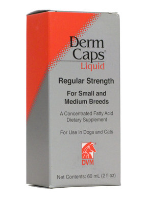 DVM Derm Caps Liquid for Small & Medium Breeds